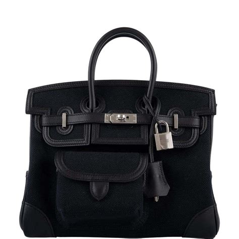 hermes birkin 25 cargo|hermes birkin 35 black.